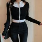 Mock Two Piece Zip T-shirt