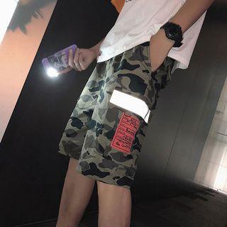 Pocketed Camo Shorts