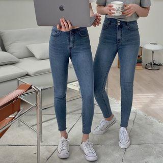 [magic Pants] Washed Skinny Jeans (basic/tall)