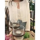 Set: Tie-front Cardigan + Camisole