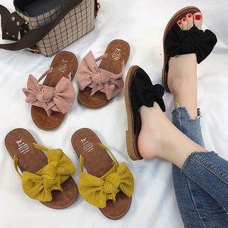 Bow-accent Flip-flops