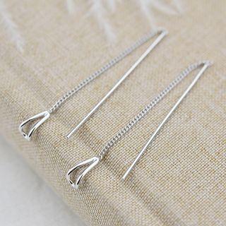 Waterdrop 925 Sterling Silver Threader Earring