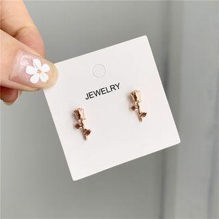 Alloy Rose Earring