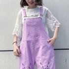 Embroidered Pinafore Playsuit