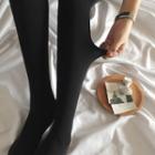 Plain Tights Nude - One Size