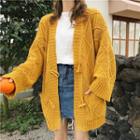 Cable Knit Duffle Cardigan