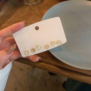Sterling Silver Cat Eye Stone Stud Earring (various Designs)