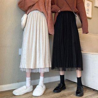 Overlay Mesh Skirt