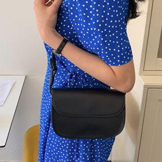 Rounded Flap Shoulder Bag