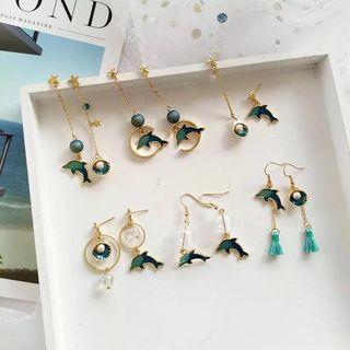 Alloy Dolphin Dangle Earring (various Designs)