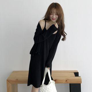 Strappy A-line Dress / Light Jacket