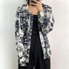 Patterned Shirt / Wide Leg Pants
