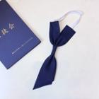 Plain Bow Tie For Women Dark Blue - One Size