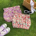Floral Short-sleeve Dress / Floral Tube Top