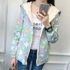 Double Sided Printed Hooded Jacket