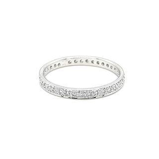 18k White Gold Ring Set With Diamond 9