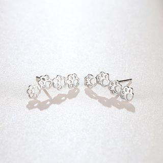 Paw Stud Earring Footprint - One Size