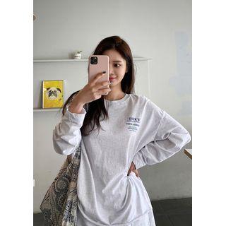 Letter Loose Cotton T-shirt