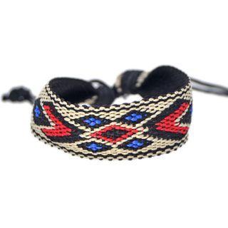 Geometric Pattern Braided Bracelet 01 - One Size