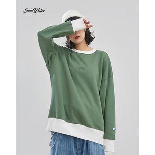 Unisex Loose-fit Embroidered Pullover