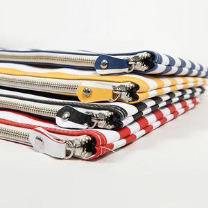 Striped Clutch
