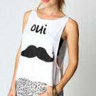 Set: Printed Tank Top + Bandeau