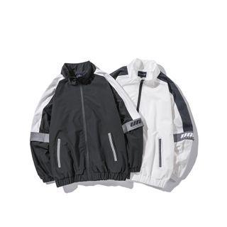 Contrast Zipped Jacket
