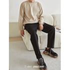 Plain Slit-side T-shirt In 9 Colors