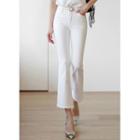 Hidden Band-waist Boot-cut Jeans / Pants