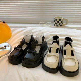 Platform T Strap Sandals