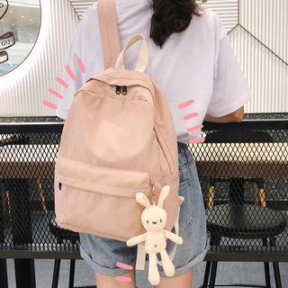 Lightweight Backpack With Rabbit Charm