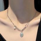 Pendant Necklace X725 - 1pc - Silver - One Size