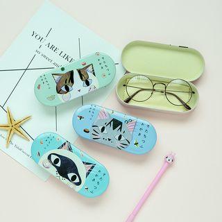 Cat Print Eyeglasses Case