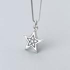 Star Necklace Silver - One Size