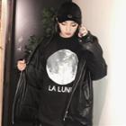 Short-sleeve Printed Oversized T-shirt