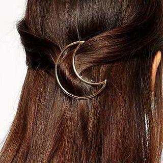 Crescent Moon / Triangle Hair Clip