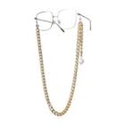 Faux Pearl Alloy Chunky Eyeglasses Chain
