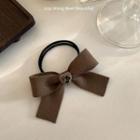 Bow Fabric Hair Clip Bow - Coffee - One Size