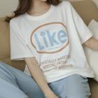 Like Letter Loose-fit T-shirt