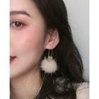 Large Pompon  Drop Earring As Shown In Figure - One Size