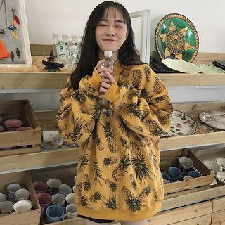 Pineapple Print Pullover