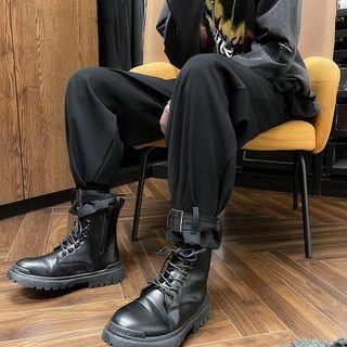 Belted Hem Dress Pants