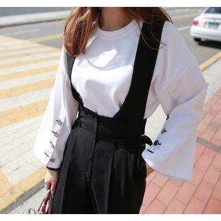 Buttoned Sleeve Top