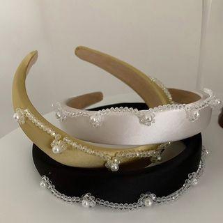 Faux Crystal Fabric Headband