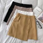 Asymmetrical High-waist Skirt