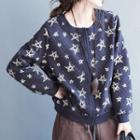 Star Print Quilted Jacket
