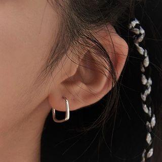 Square Sterling Silver Earring / Gift Box / Set