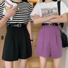 Belted Plain Shirts