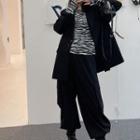 One-button Blazer / Harem Pants
