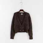 Double-breasted Chunky Knit Cardigan
